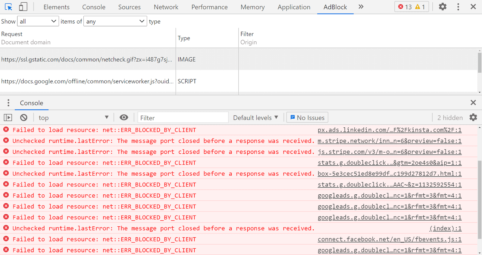  Failed To Load Resource Net ERR BLOCKED BY CLIENT 4 